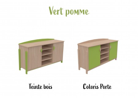 Meuble bas 2 portes et étagères K'briol 